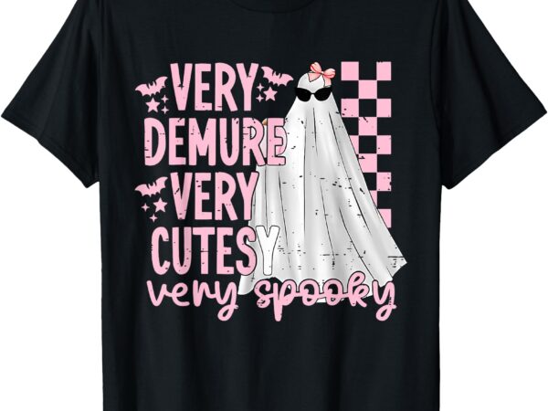 Cute ghost halloween very demure very cutesy very spooky t-shirt