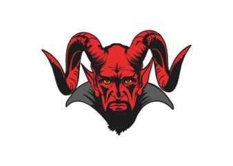 DEVIL t shirt vector illustration