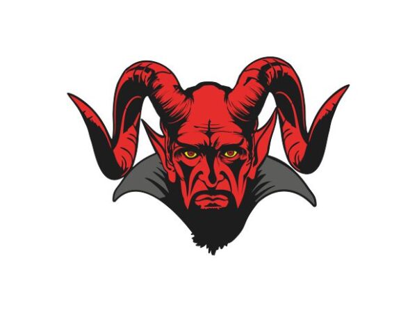 Devil t shirt vector illustration