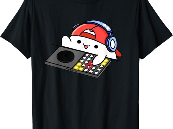 Dj bongo cat meow producer music tee t-shirt