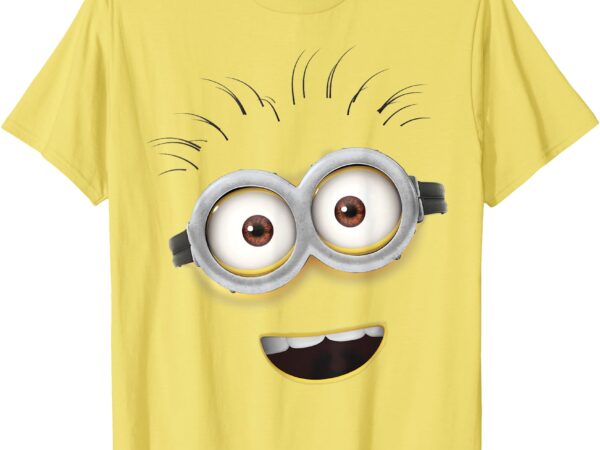 Despicable me minions phil face smile graphic t-shirt t-shirt