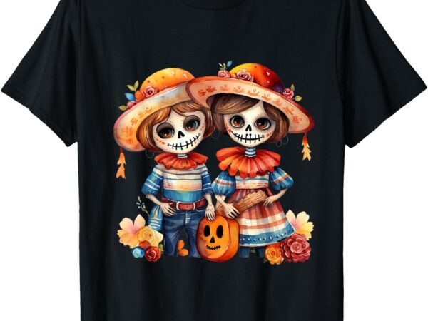 Dia de los muertos la catrina t-shirt