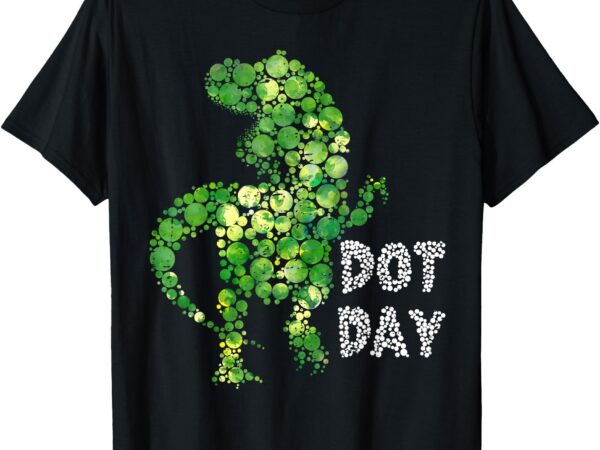 Dinosaur t rex happy dot day shirts for kids boys toddlers t-shirt