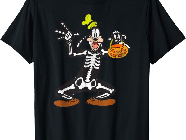 Disney goofy skeleton halloween t-shirt