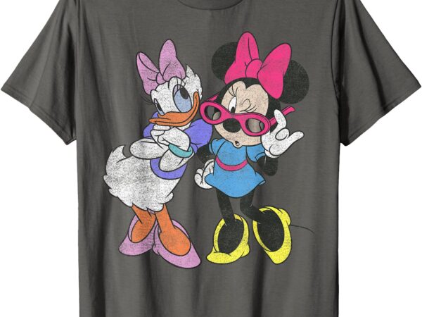 Disney mickey and friends daisy & minnie fashion short sleeve t-shirt