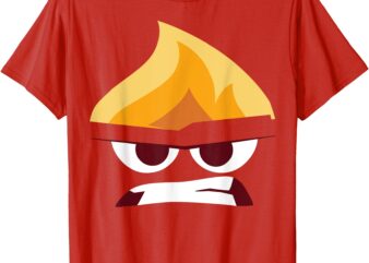 Disney Pixar Inside Out Angry Face Halloween T-Shirt