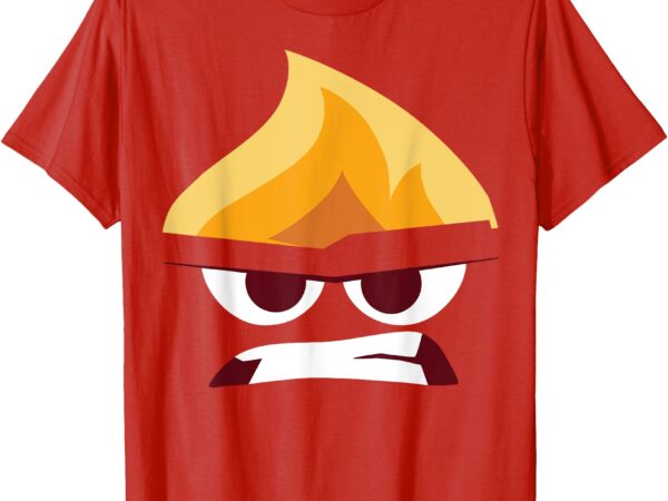 Disney pixar inside out angry face halloween t-shirt