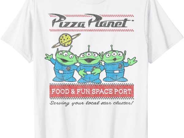 Disney pixar toy story pizza planet aliens t-shirt