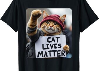 Donald Trump 2024 Cats, Cat Lives Matter Trump T-Shirt