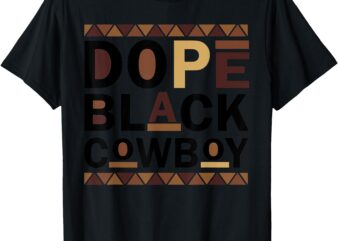 Dope Black Cowboy T-Shirt