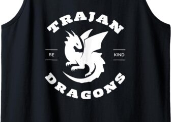 Dragons Tank Top t shirt vector illustration