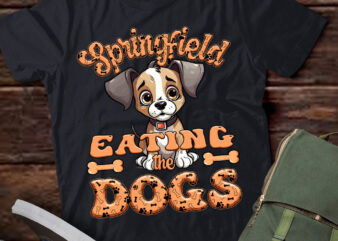 Eating the Dogs in Springfield Election T-Shirt ltsp