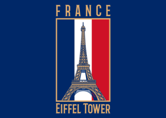 Eiffel Tower illustration vector clipart