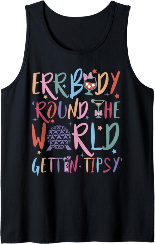 Errbody Round The World Gettin Tipsy Tank Top