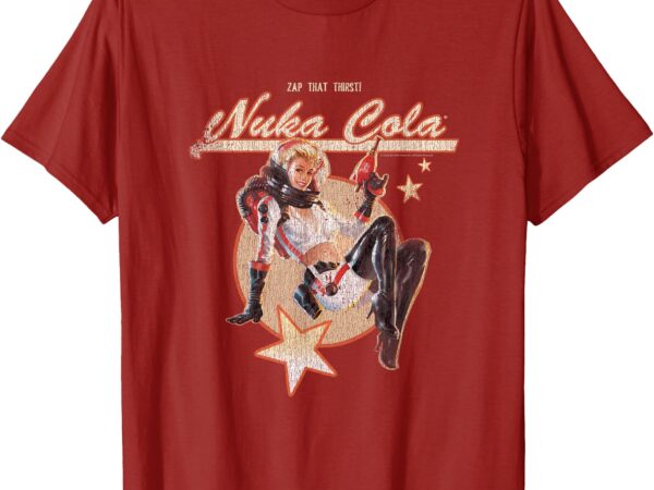 Fallout video game retro nuka cola ad t-shirt