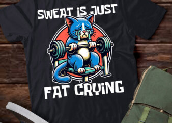 Fat Cat Sweat Is Just Fat Crying Gym Tank Top ltsp t shirt graphic design