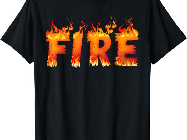 Fire and ice last minute halloween matching couple costume t-shirt