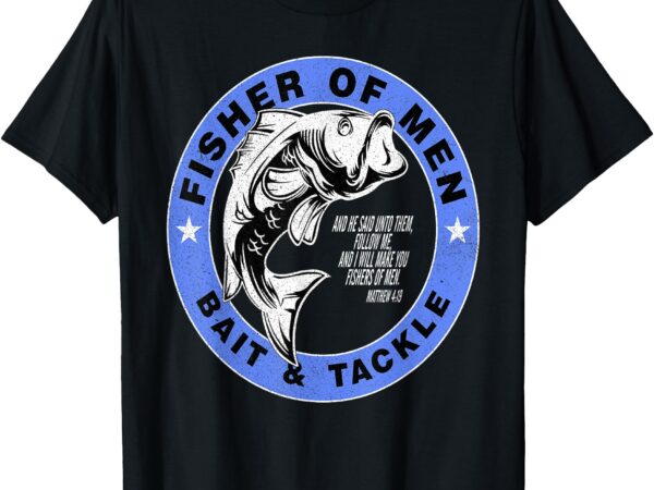 Fisher of men graphic tee – inspired by matthew 4_19 t-shirt