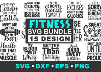 Fitness SVG Bundle