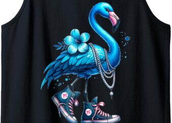 Flamingo Chucks And Pearls Comma La Kamala 2024 Tank Top t shirt graphic design