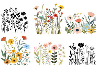 Flower Svg Wildflower Flowers