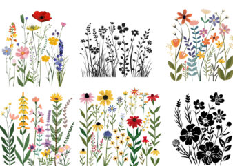 Flower Svg Wildflower Flowers