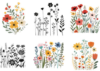 Flower Svg Wildflower Flowers