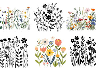 Flower Svg Wildflower Flowers