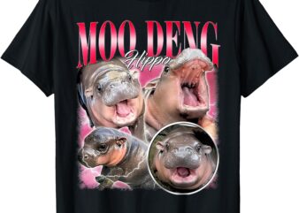 Funny Baby Pygmy Hippo MooDeng T-Shirt