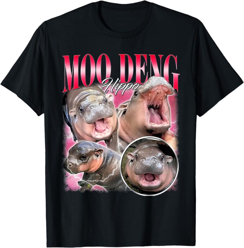 Funny Baby Pygmy Hippo MooDeng T-Shirt