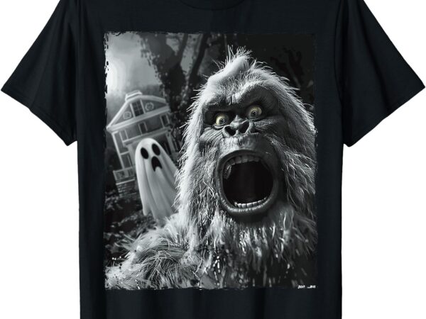 Funny bigfoot sasquatch halloween t-shirt