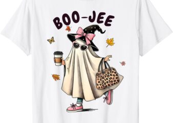 Funny Boo-Jee Ghost halloween boo jee ghost spooky season T-Shirt