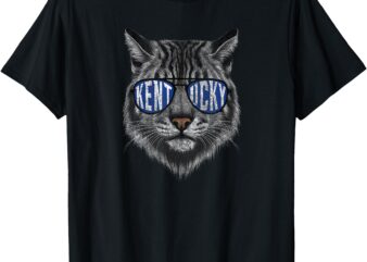 Funny Cat Lovers Graphic Last Name Kentucky Retro Vintage T-Shirt