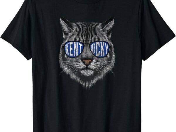 Funny cat lovers graphic last name kentucky retro vintage t-shirt