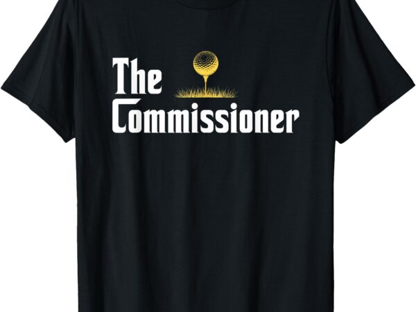 Funny golfer the commissioner golf league golfing t-shirt