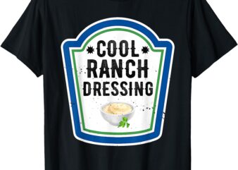 Funny Group Halloween Costume Ranch Dressing Group Condiment T-Shirt