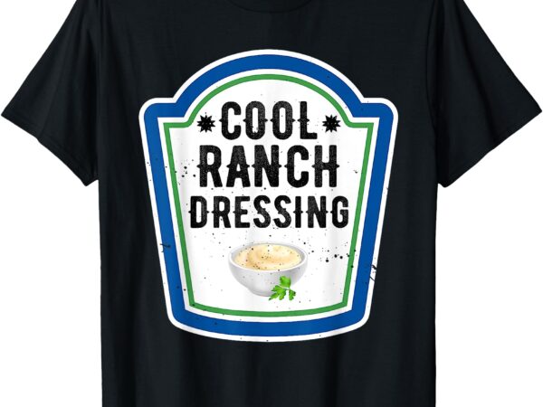 Funny group halloween costume ranch dressing group condiment t-shirt