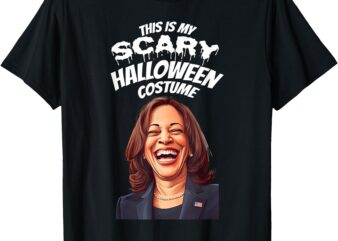 Funny Kamala Harris Scary Halloween Gag President Costume T-Shirt