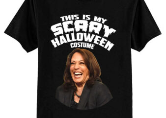 Funny Kamala Scary Halloween Gag President Costume Gag T-Shirt ltsp