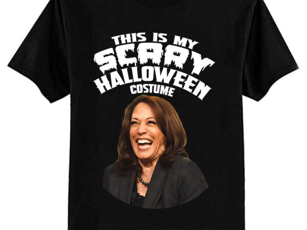 Funny kamala scary halloween gag president costume gag t-shirt ltsp