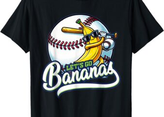 Funny Let’s Go Bananas Shirt Cute Banana Lover T-Shirt