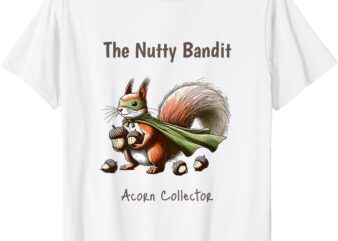 Funny Squirrel Cute Woodland Creatures Kids Women Men Animal T-Shirt