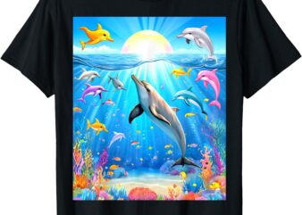 Funny Symphony aero Dolphins aqua Meme T-Shirt