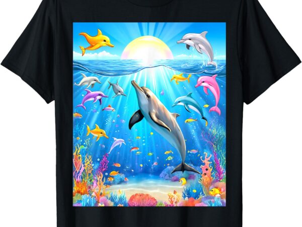 Funny symphony aero dolphins aqua meme t-shirt