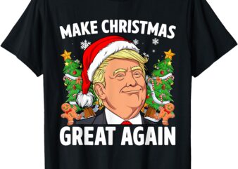 Funny Trump 2024 Make Christmas Great Again Men Women T-Shirt