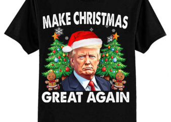 Funny Trump 2024 Make Christmas Great Again Men Women T-Shirt ltsp