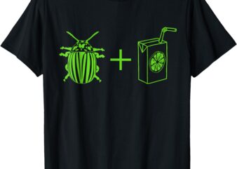 Funny Vintage Beetles Halloween Horror Costume Juices T-Shirt