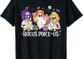 Funny Witches Nurse Spooky Nurse Costume Halloween Nursing T-Shirt