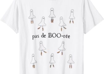 GHOST Pas de BOO-rée Ballet Dancer Spooky Halloween T-Shirt