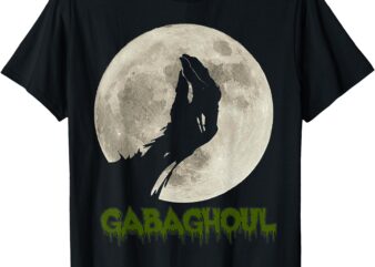 Gabaghoul Funny Hand Moon Halloween T-Shirt